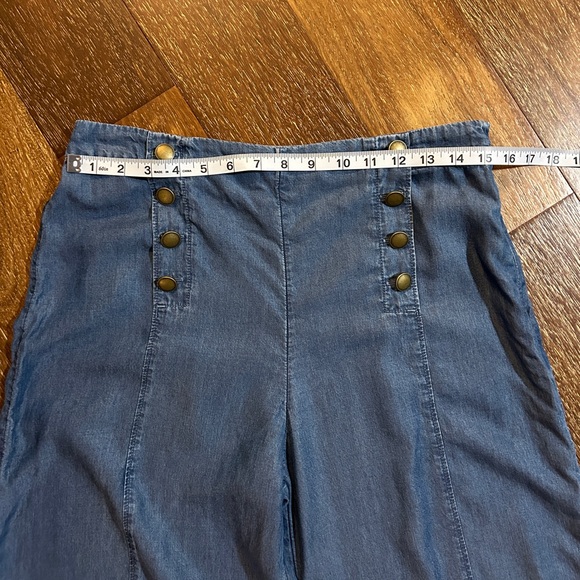 *SOLD* Abercrombie and Fitch Wide Leg Sailor Style Pants - Picture 10 of 14